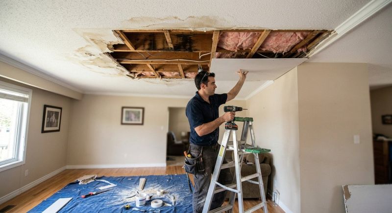 Attic Water Damage Repair in Alpharetta, GA