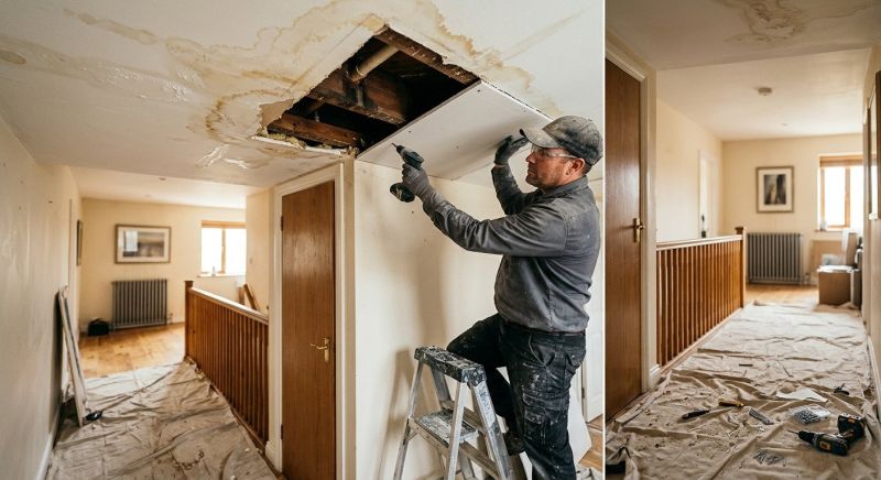 Water Damage Ceiling Repair in Alpharetta, GA